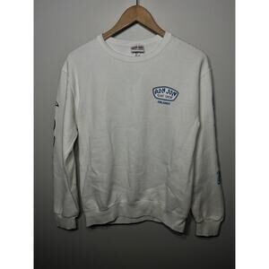 Ron Jon Surf Shop Sweatshirt Orlando White Blue Vacation Beach Vacation S